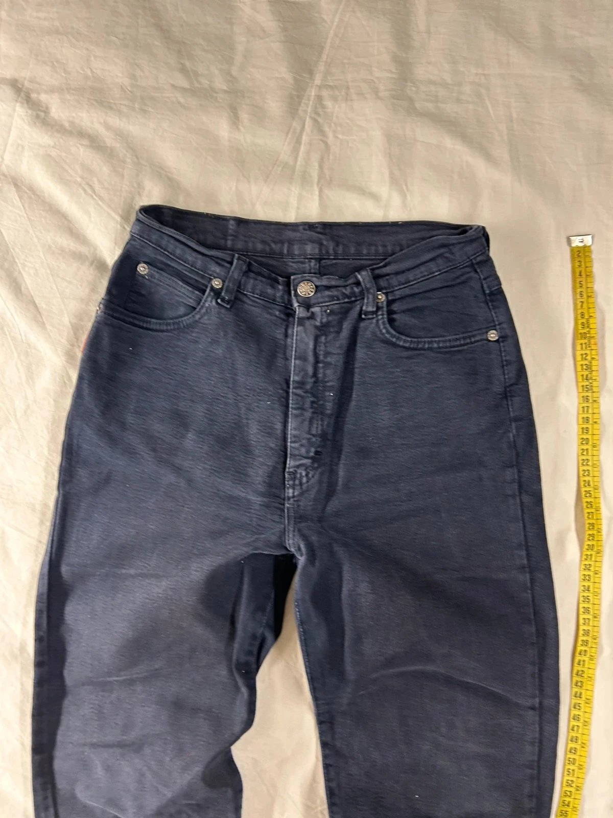 Calça reta ober lady’s wear azul marinho estilo retrô Y2k tamanho 40 – photo 2